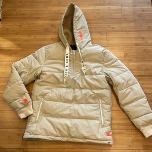 Scotch & Soda Beige Puffer Jacket